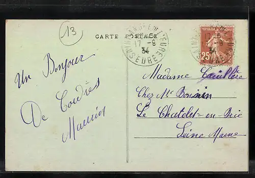 AK Coudres, La Rue principale