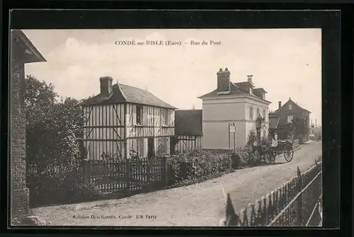 AK Condé-sur-Risle, Rue du Pont