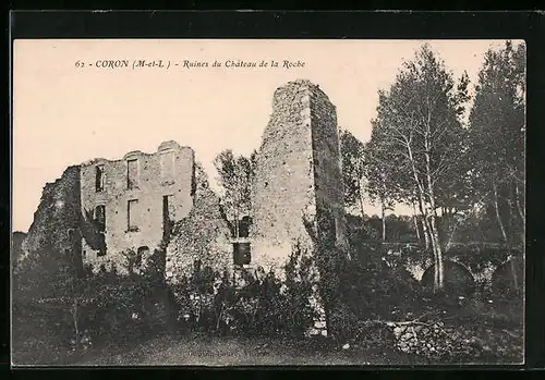 AK Coron, Ruines du Chateau de la Roche