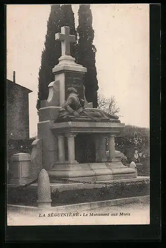 AK La Séguinière, Le Monument aux Morts
