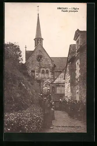 AK Béhuard, l`Eglise, Facade principale