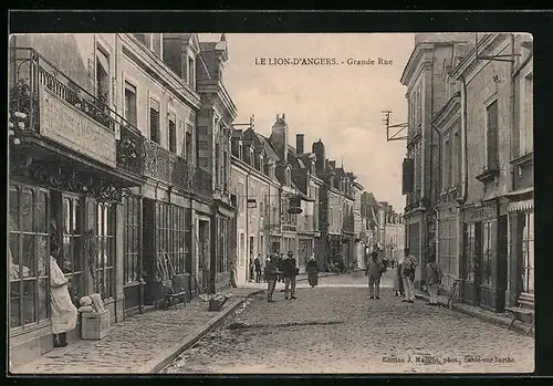 AK Le Lion-d`Angers, Grande Rue