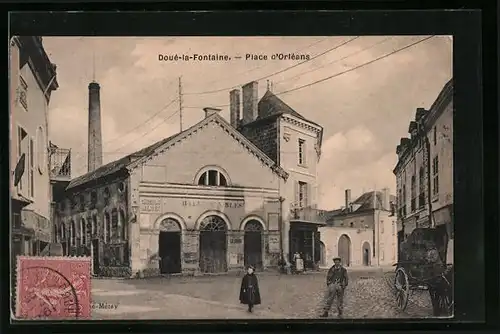 AK Doué-la-Fontaine, Place d`Orleans
