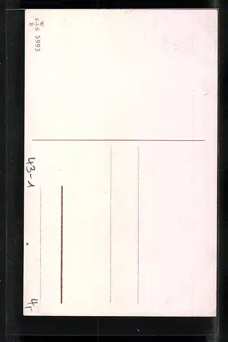 Künstler-AK Wohnungsnot, Kleines Paar wohnt in einem Fass