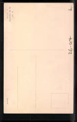 Künstler-AK Clarence F. Underwood: Reiterin mit ihrem Pferd