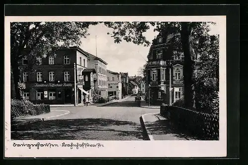 AK Sangerhausen, Strassenpartie mit Konditorei u. Kaffeehaus Kolditz