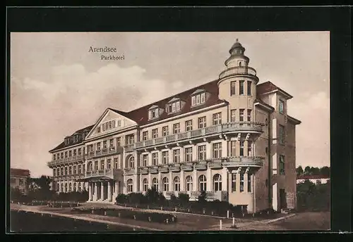 AK Arendsee, Gesamtansicht vom Parkhotel