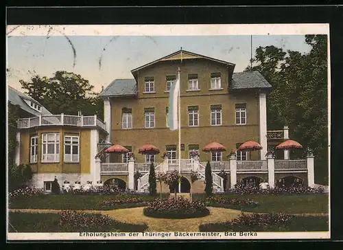AK Bad Berka, Erholungsheim der Thüringer Bäckermeister