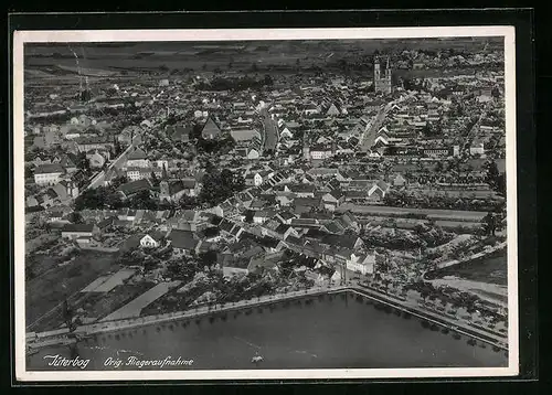 AK Jüterbog, Fliegeraufnahme der Ortschaft