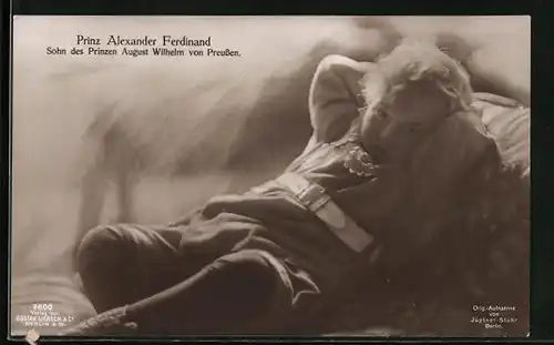 AK Prinz Alexander Ferdinand, Sohn des Prinzen August Wilhelm von Preussen