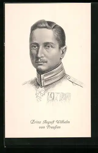 AK Prinz August Wilhelm von Preussen