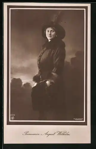 AK Prinzessin August Wilhelm von Preussen