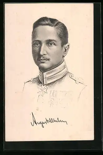 AK Prinz August Wilhelm von Preussen