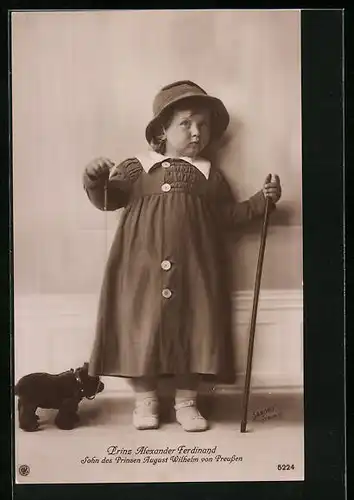 AK Prinz Alexander Ferdinand, Sohn des Prinzen August Wilhelm von Preussen
