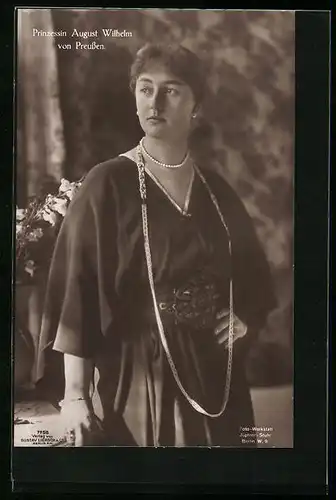 AK Prinzessin August Wilhelm von Preussen