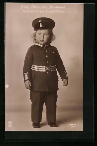 AK Prinz Alexander Ferdinand, Sohn des Prinzen August Wilhelm von Preussen