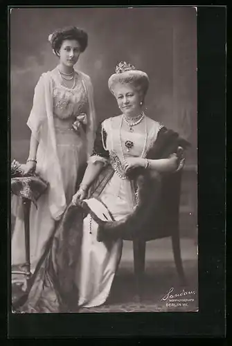 AK Victoria Louise Herzogin von Braunschweig und Kaiserin Auguste Viktoria