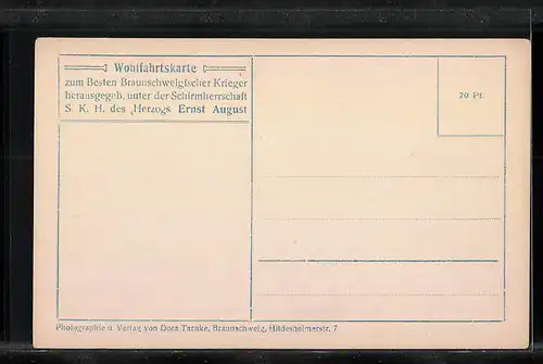 AK Herzog und Herzogin zu Braunschweig und Lüneburg mit den beiden Prinzen