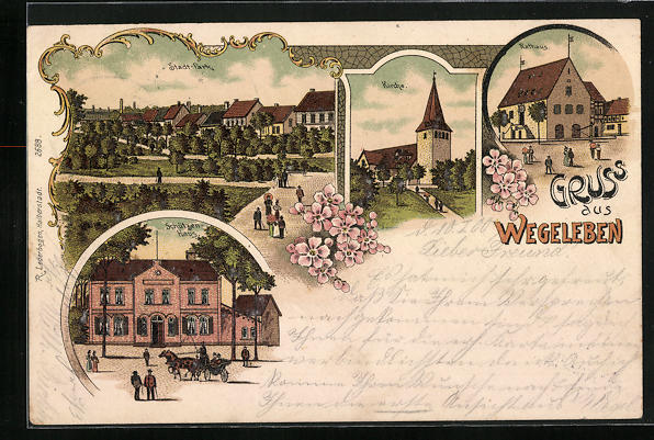 Postkarten aus Wegeleben in Deutschland alte Ansichtskarten kaufen