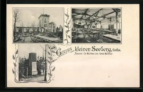 AK Gotha, Gasthaus Kleiner Seeberg