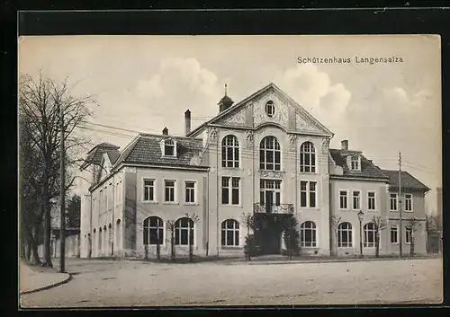 AK Langensalza, Strassenpartie am Schützenhaus