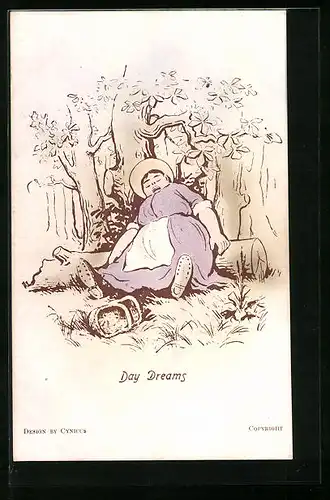 Künstler-AK Cynicus: Day Dreams