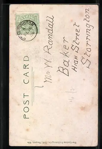 Künstler-AK Cynicus: With very early recollections.