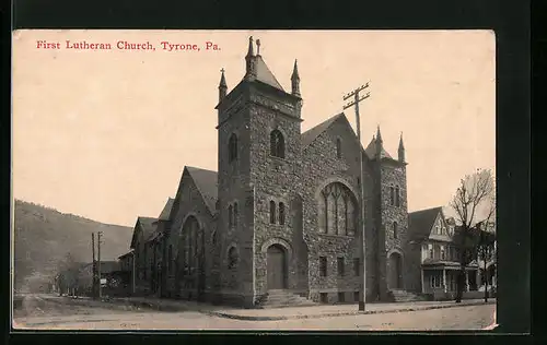 AK Tyrone, PA, First Lutheran Church