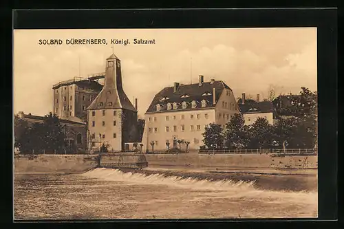 AK Dürrenberg / Saale, Blick auf das Kgl. Salzamt