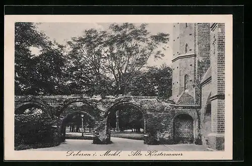 AK Doberan i. Meckl., Alte Klostermauer
