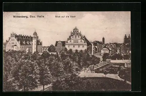 AK Wittenberg, Blick auf die Stadt