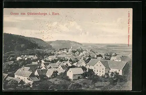 AK Güntersberge i. Harz, Gesamtansicht