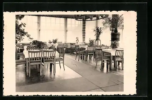 AK Güntersberge, Handwerker-Erholungsheim mit Innenansicht