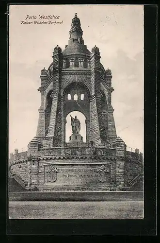 AK Porta Westfalica, Kaiser-Wilhelm-Denkmal