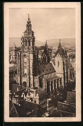 AK Heilbronn a. N., Blick zur Kilianskirche