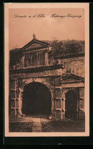 AK Dömitz a. d. Elbe, Festungs-Eingang