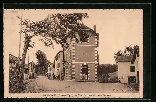 AK Briscous, Vue du quartier des Saline