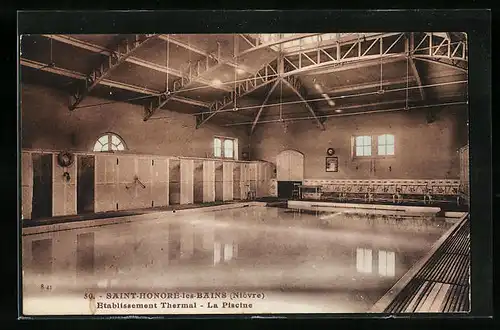 AK Saint-Honore-les-Bains, Etablissement Thermal, la Piscine