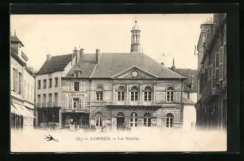 AK Lormes, La Mairie