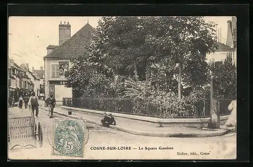 AK Cosne-sur-Loire, Le Square Gambon