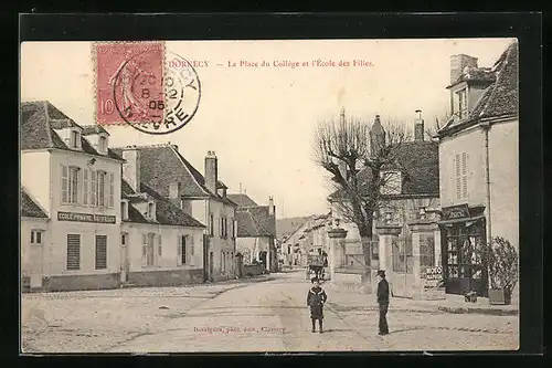 AK Dornecy, La Place du College et l`Ecole des Filles