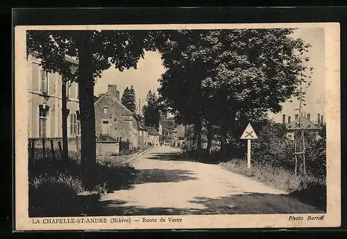 AK La Chapelle-St-Andre, Route de Varzy