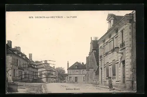 AK Brinon-sur-Beuvron, La Poste