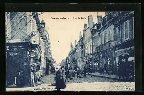 AK Cosne-sur-Loire, Rue de Paris