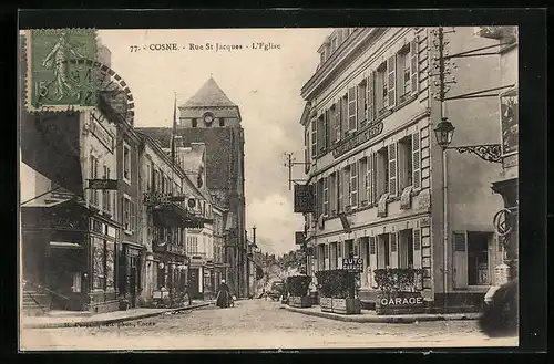 AK Cosne, Rue St. Jacques, L`Eglise