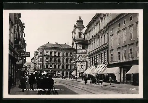 AK Linz a. D., am Taubermarkt