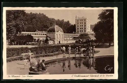 AK St-Honore-les-Bains, l'Etablissement Thermal et le Bassin