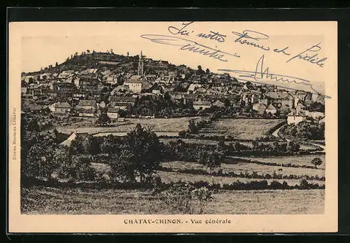 AK Chateau-Chinon, Vue générale