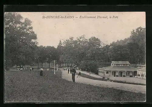 AK St-Honoré-les-Bains, Etablissement Thermal, le Parc