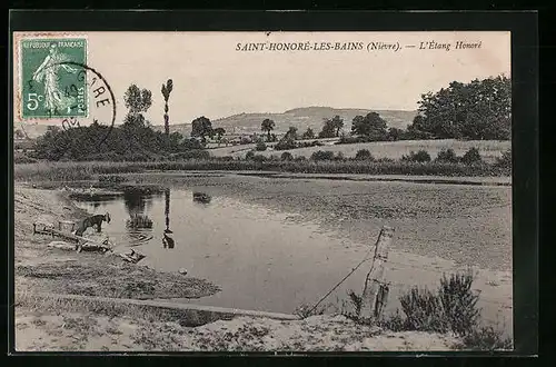 AK Saint-Honoré-les-Bains, l'Étang Honoré